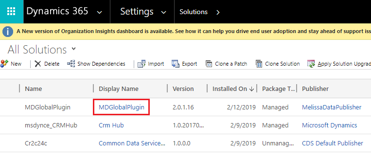 Click MDGlobalPlugin