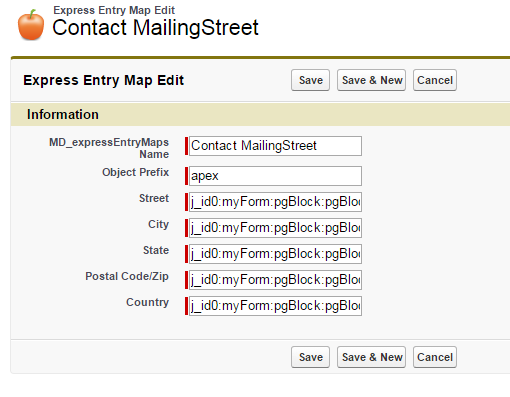 Contact MailingStreet