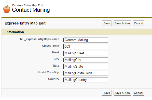 Contact Mailing