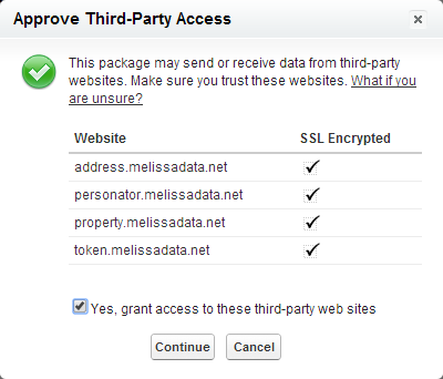 Approve Third-Party Access