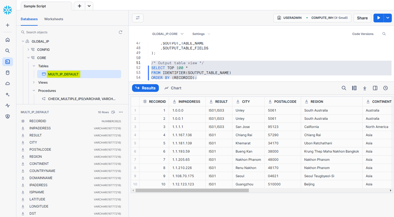 ../../_images/Snowflake-GlobalIp-Stored-Procedures-Check-Multiple-Default-Output-Table-View.png