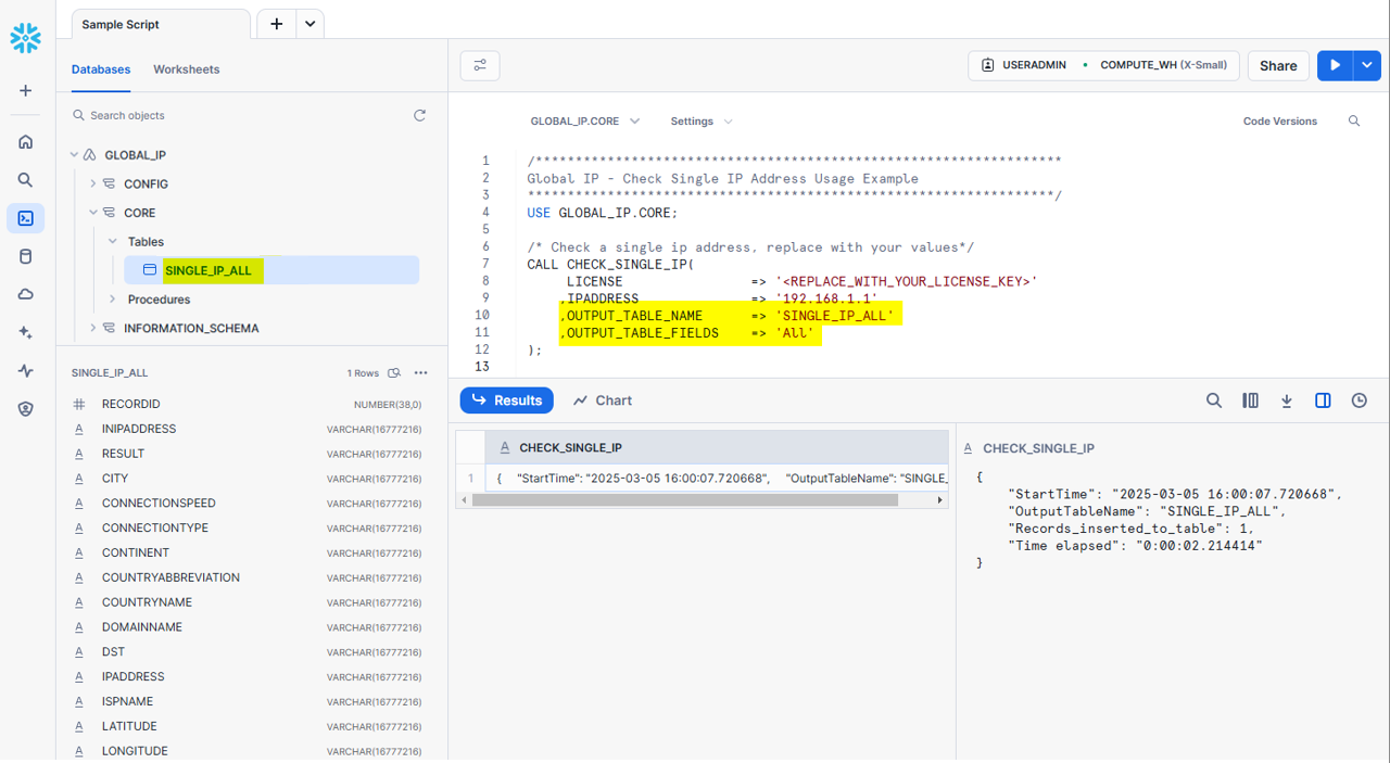 ../../_images/Snowflake-GlobalIp-Stored-Procedures-Check-Single-SQL-Result-All-Fields.png