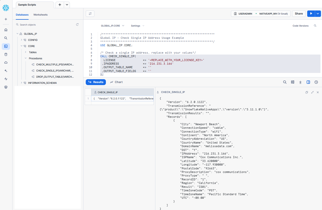 ../../_images/Snowflake-GlobalIp-Stored-Procedures-Check-Single-SQL-Result-JSON.png