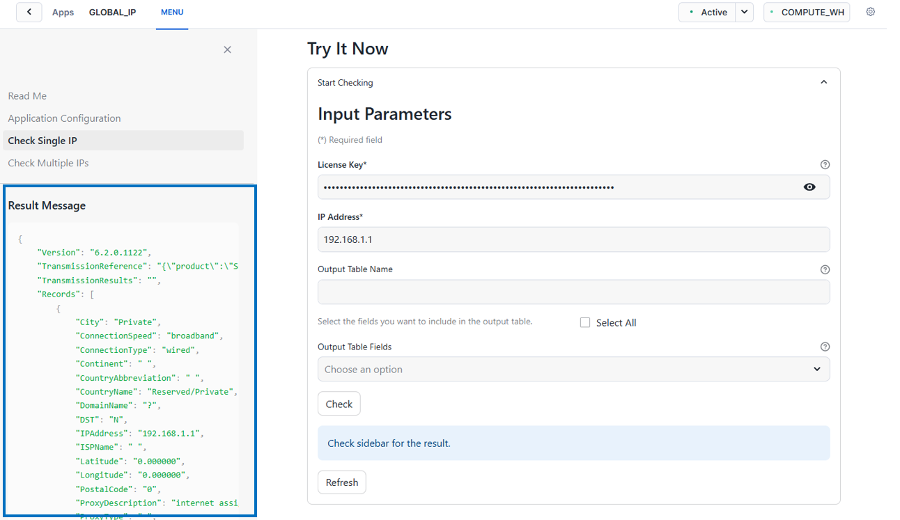 ../../_images/Snowflake-GlobalIp-Stored-Procedures-Check-Single-Try-Now-Result.png