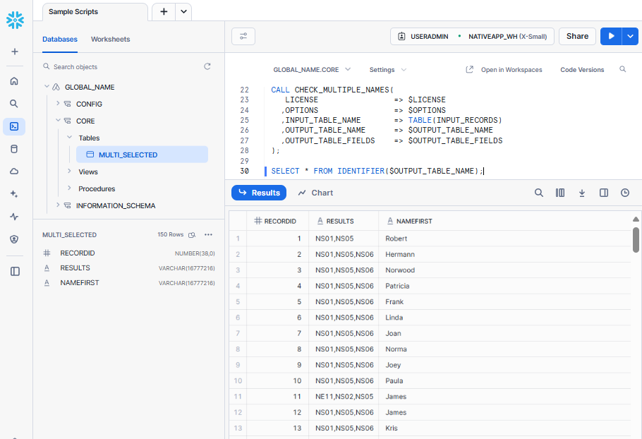 ../../_images/Snowflake-GlobalName-Stored-Procedures-Check-Multiple-Selected-Output-Table-View.png