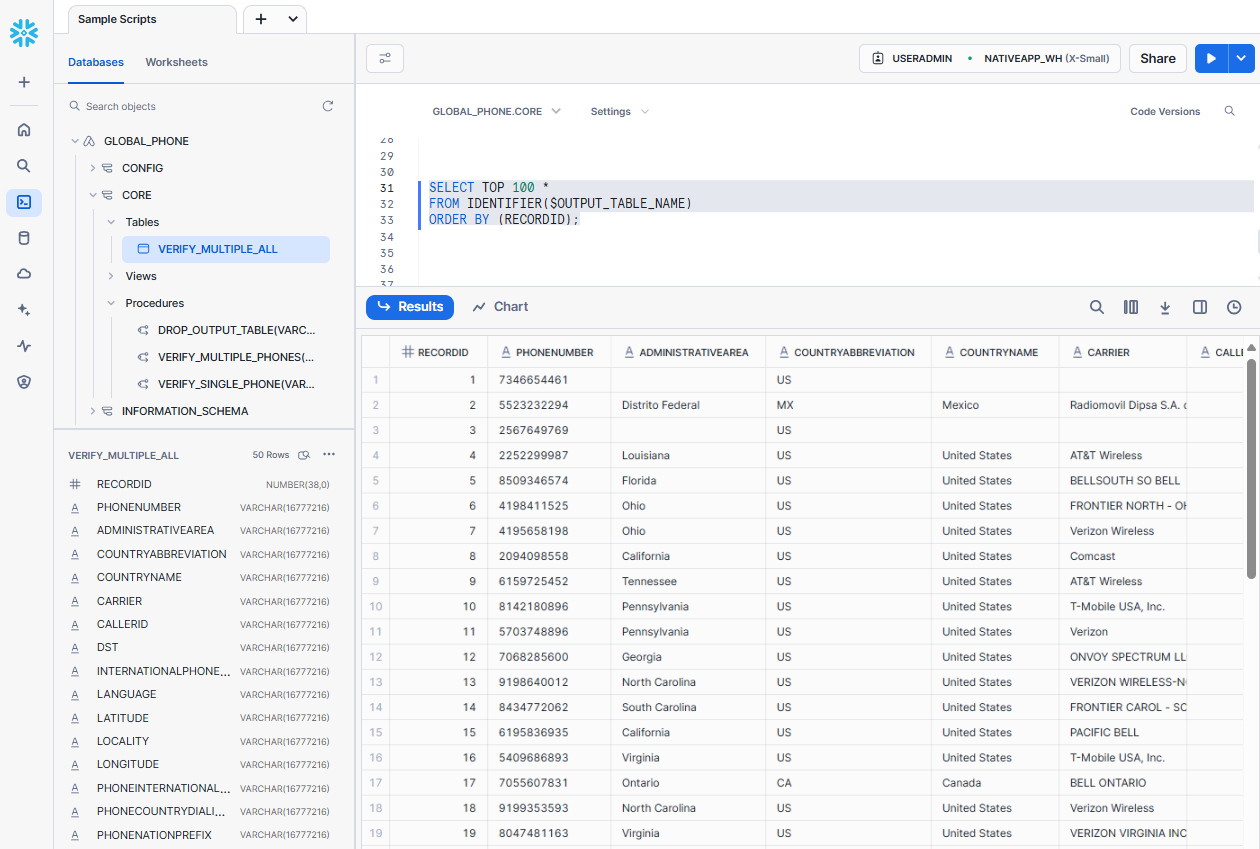 ../../_images/Snowflake-GlobalPhone-Stored-Procedures-Verify-Multiple-All-Output-Table-View.png