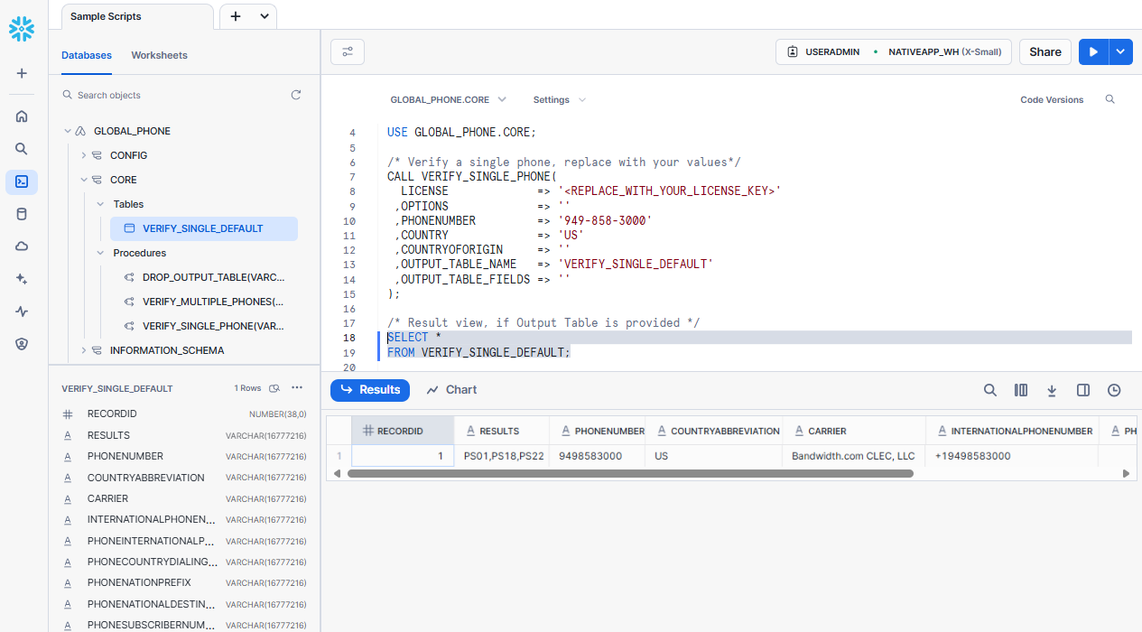 ../../_images/Snowflake-GlobalPhone-Stored-Procedures-Verify-Single-SQL-Result-Default-Table-View.png