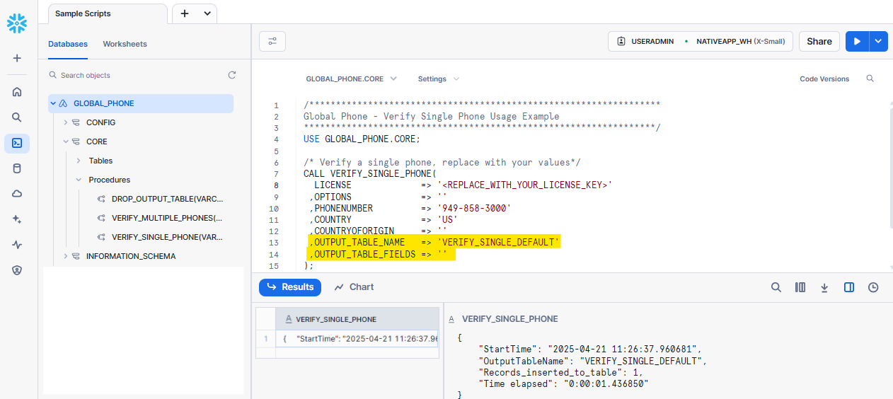 ../../_images/Snowflake-GlobalPhone-Stored-Procedures-Verify-Single-SQL-Result-Default.png