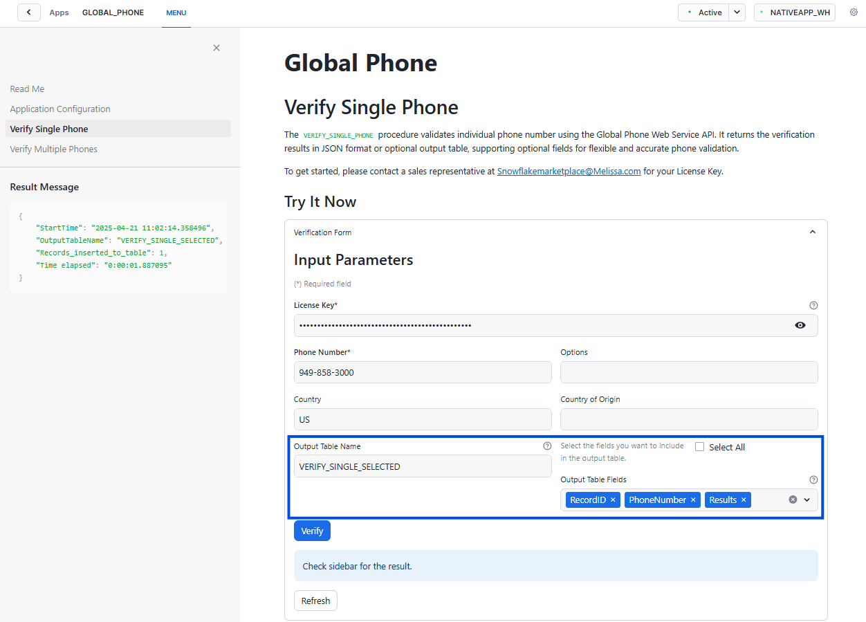 ../../_images/Snowflake-GlobalPhone-Stored-Procedures-Verify-Single-Try-Now-Selected-Fields.png
