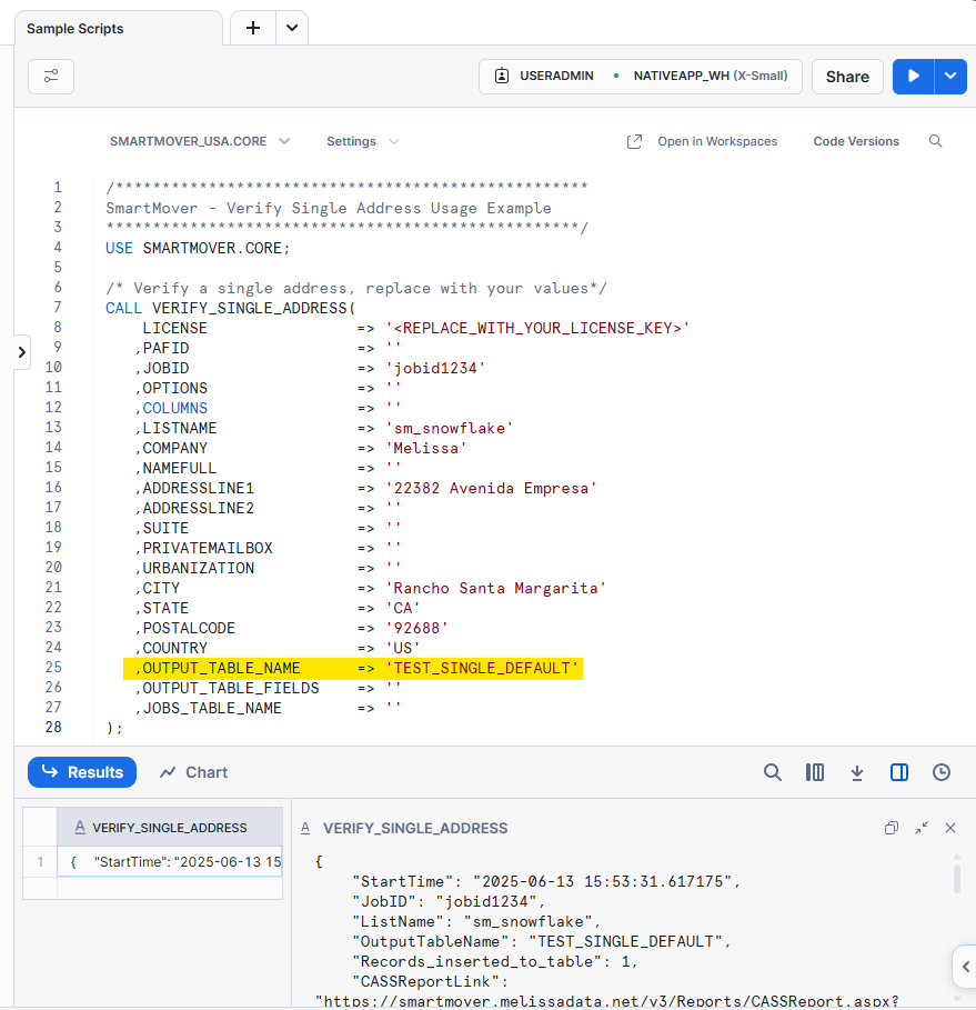 ../../_images/Snowflake-SmartMover-USA-Stored-Procedures-Verify-Single-SQL-Result-Default.png